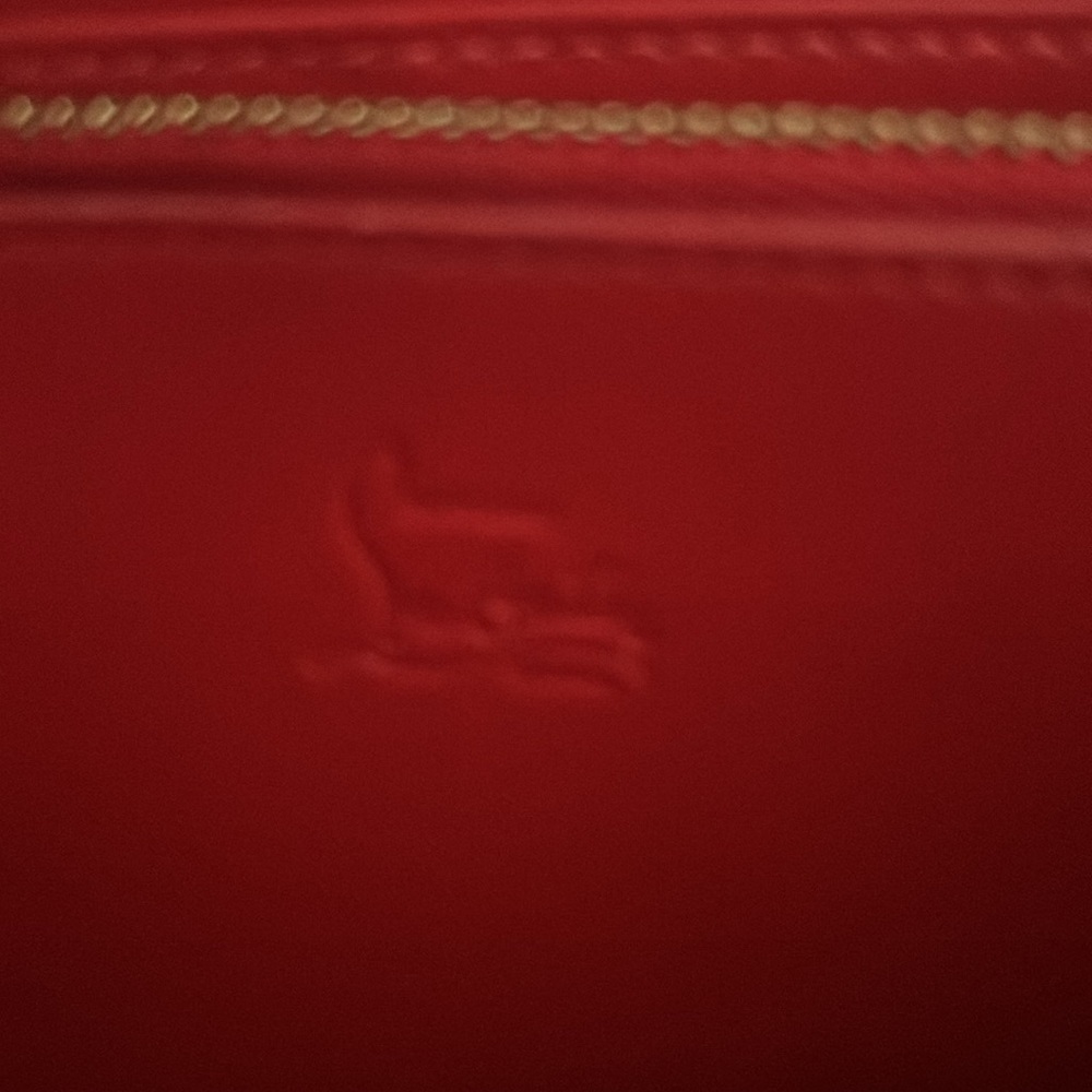 EXCELLENT CONDITION CHRISTIAN LOUBOUTIN SPIKED LEPORD WALLET (RARE)💗💗💗 - Picture 11 of 13